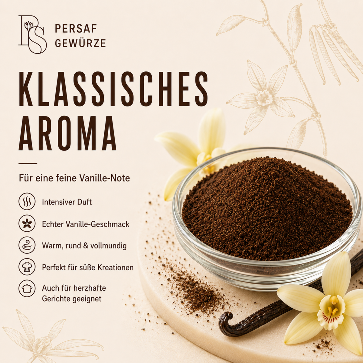 BIO Bourbon Vanillepulver (DE-ÖKO-006) – Bild 3