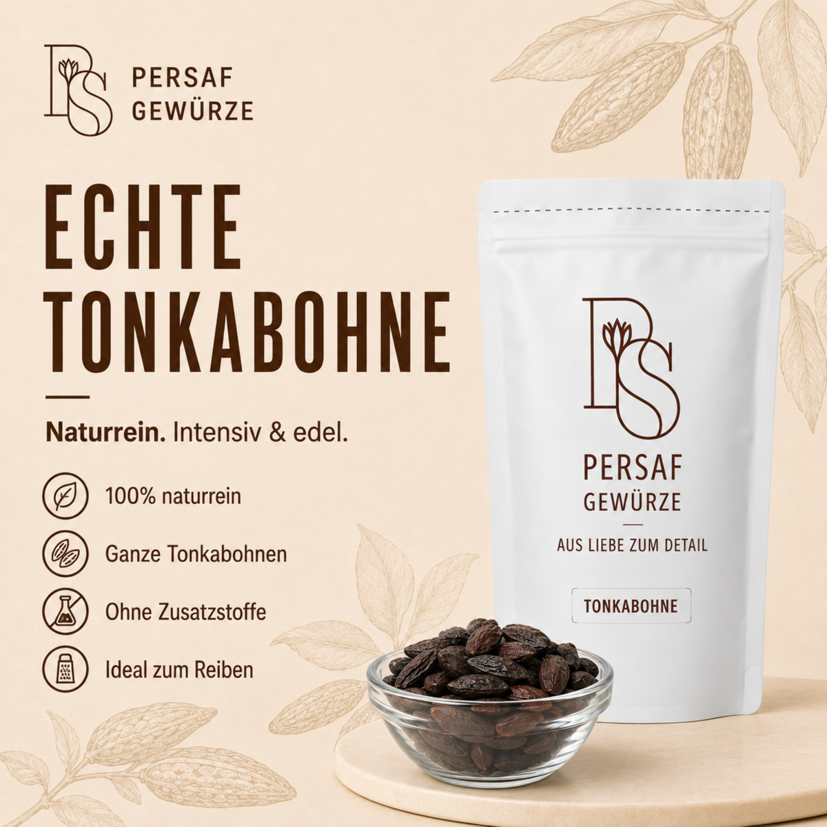 Tonkabohne ganz – Bild 2