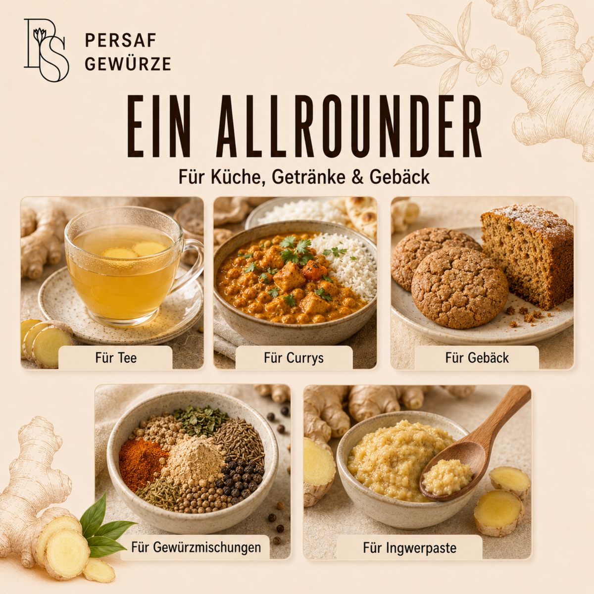 BIO Ingwerpulver in Gourmet-Qualität (DE-ÖKO-006) – Bild 5