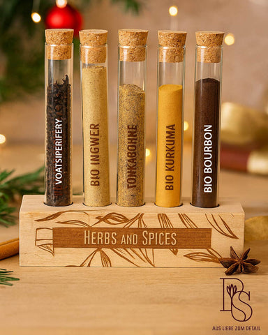 Exklusive Gewürzkollektion in stilvoller Verpackung