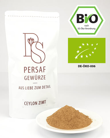 BIO Ceylon Zimtpulver in Gourmet-Qualität (DE-ÖKO-006)